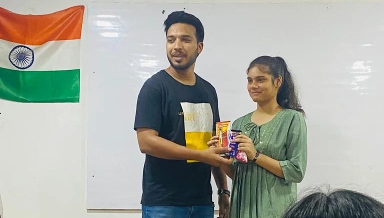 Seminar session with students